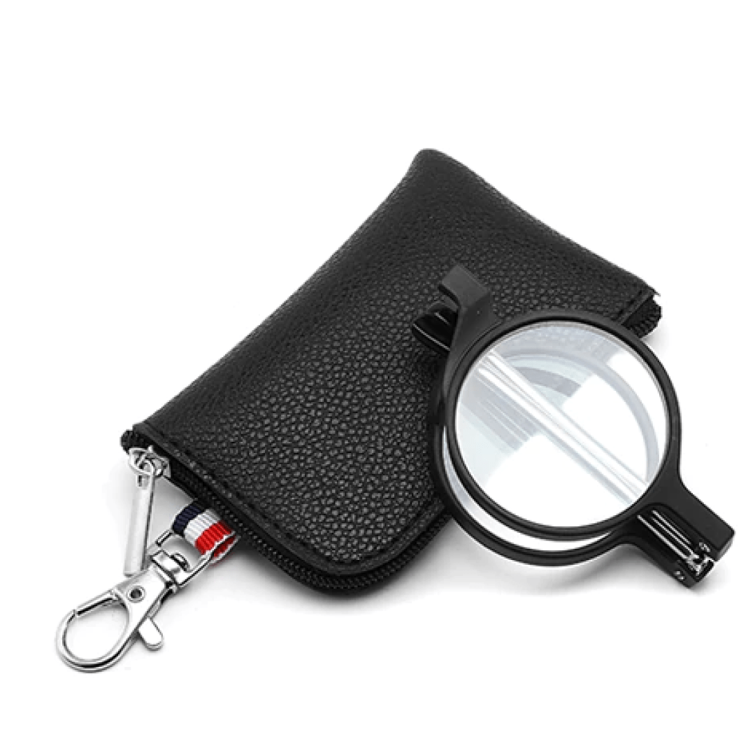 Óculos de Leitura Retrátil em Titânio e Alumínio - Lentes UV400 e Anti-Reflexo - Imagem 5