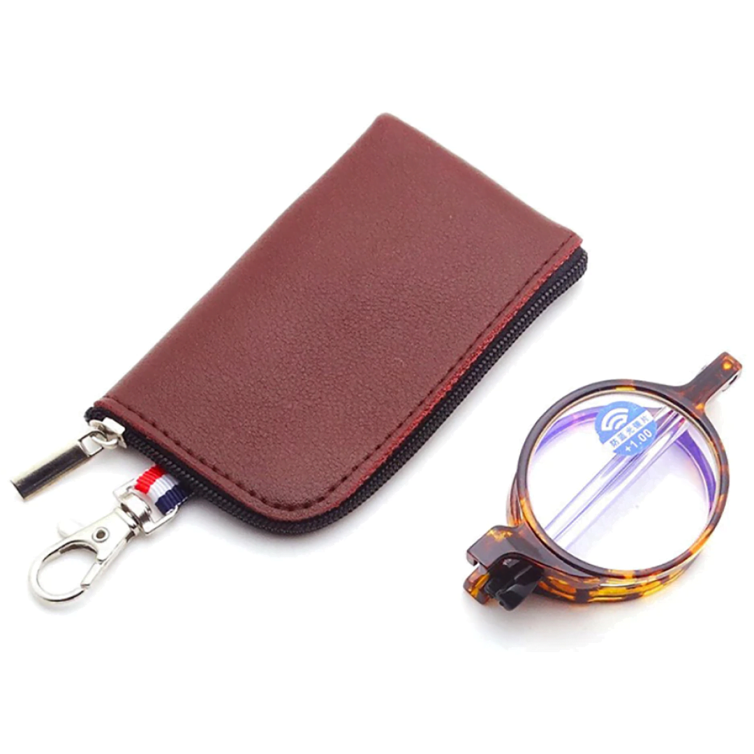 Óculos de Leitura Retrátil em Titânio e Alumínio - Lentes UV400 e Anti-Reflexo - Imagem 6